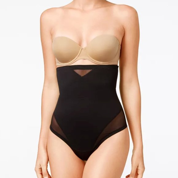 NWT  Extra Firm Tummy-Control High-Waist Sheer Thong 2778 - Picture 6 of 8